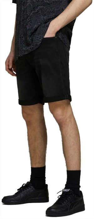 ΤΖΙΝ ΒΕΡΜΟΥΔΑ JACK & JONES JJIRICK JJICON SHORTS GE 010 I.K STS BLACK JACK&JONES