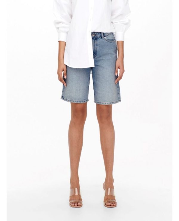 SHORTS ONLY ONLSONNY HW WIDE DNM LIGHT BLUE ONLY