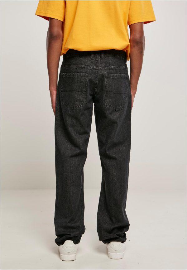 Organic Straight Leg Denim UC Men TB Black Washed