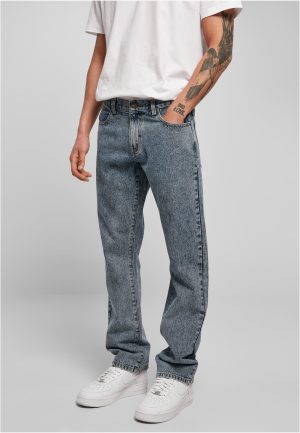 Organic Straight Leg Denim UC Men TB Light Sky Blue/Acid Washed
