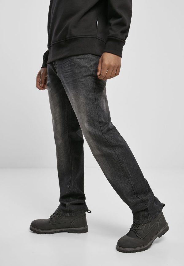 Παντελόνι Streaky Basic Denim Regular Fit Southpole SP Black.Sand