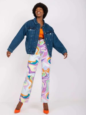 Μπλε Oversized Jean Μπουφαν