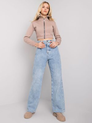 Μπλε Loose Straight Παντελονι