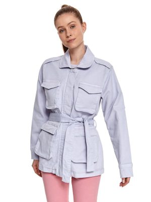 Μωβ Jean Μπουφαν Με Ζωνη