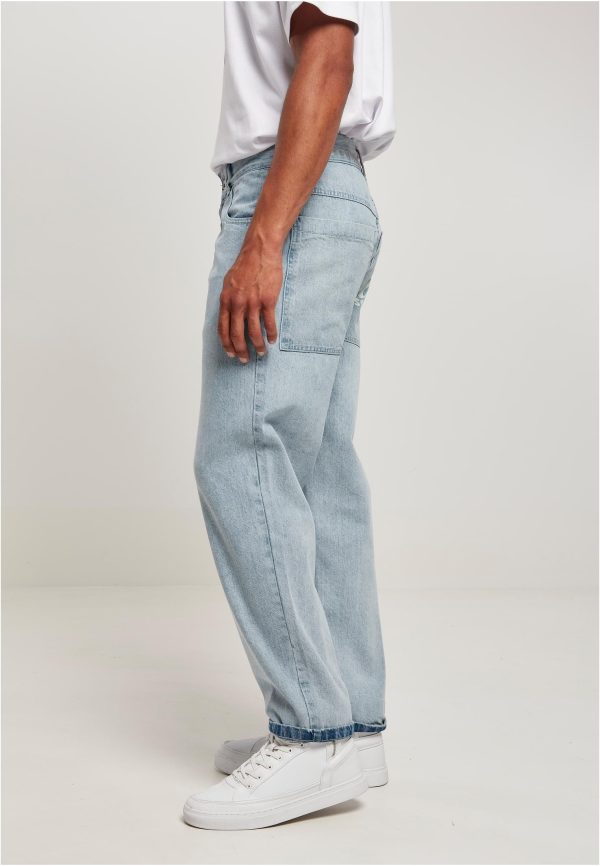 Southpole Spray Logo Denim Southpole SP Retro Light Blue Destroyed Washed