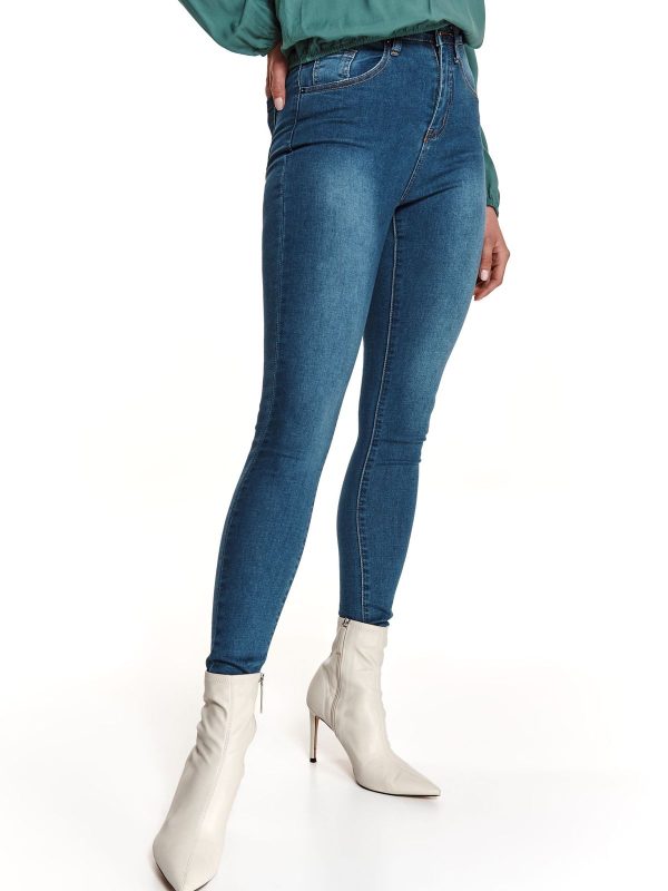 Μπλε Skinny Jean Παντελονι