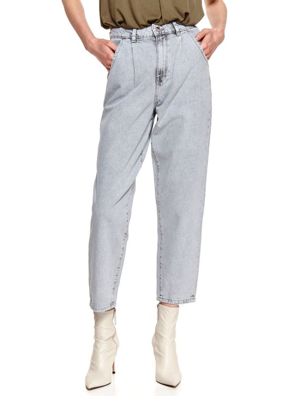 Γκρι Jean Παντελονι 7/8