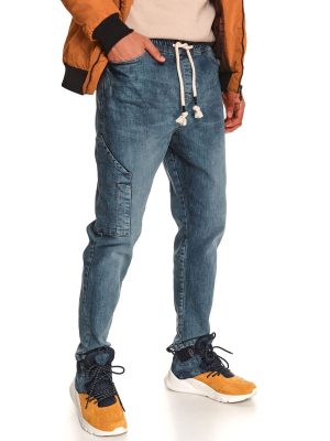 Μπλε Cargo Jean Ανδρικο Παντελονι