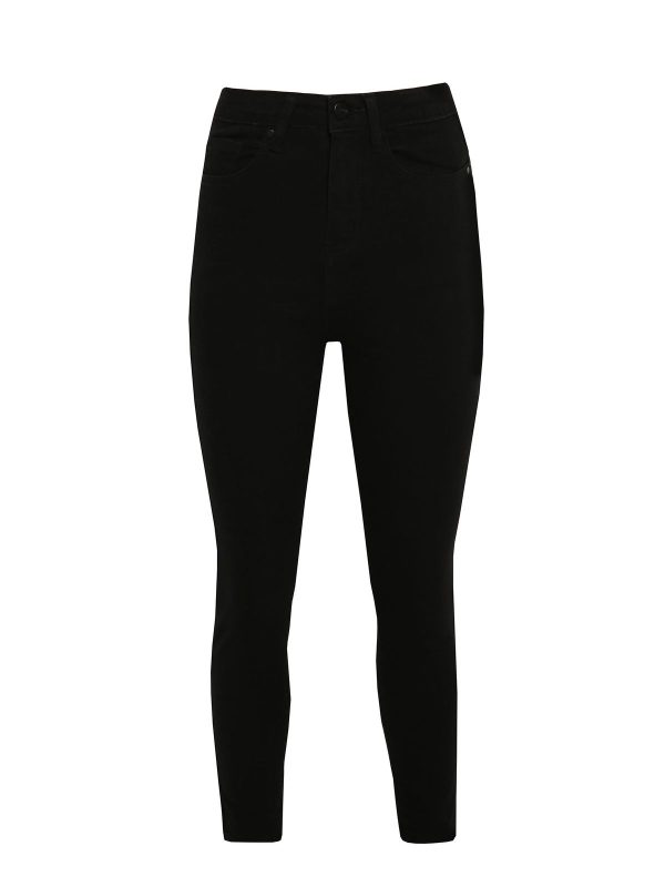 Μαυρο High Waist Jean Παντελονι