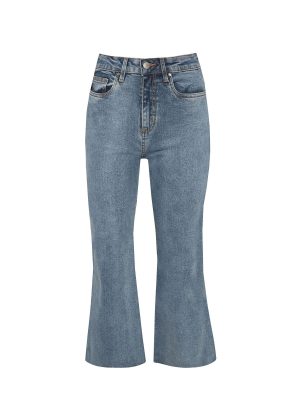 Μπλε 7/8 Jean Παντελονι Καμπανα