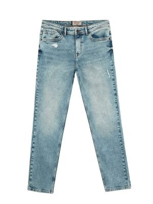 Μπλε Ανδρικο Slim Jean Παντελονι