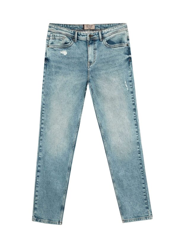 Μπλε Ανδρικο Slim Jean Παντελονι