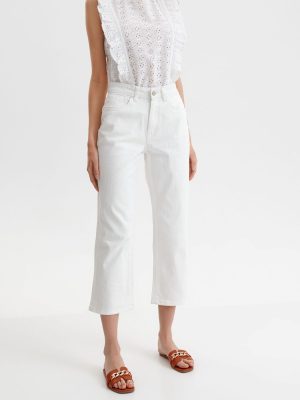 Λευκο Τζιν Παντελονι 7/8