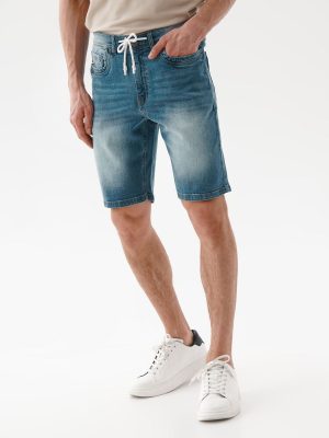 Μπλε Jean Ανδρικη Βερμουδα Μπλε Jean Ανδρικη Βερμουδα