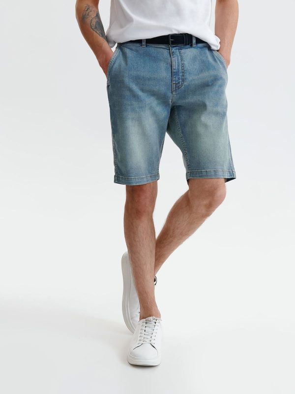 Μπλε Ανδρικη Jean Chinos Βερμουδα