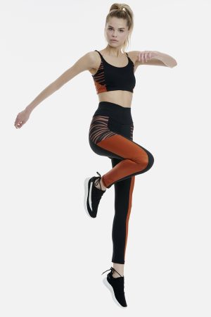 ΨΗΛΟΜΕΣΟ ΚΟΛΑΝ ΓΥΜΝΑΣΤΙΚΗΣ ΜΕ ΣΧΕΔΙΑ - ΜΑΥΡΟ