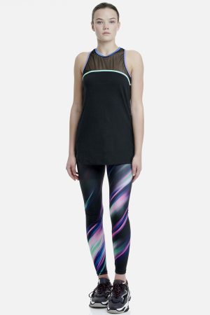 ΚΟΛΑΝ ΓΥΜΝΑΣΤΙΚΗΣ ΜΕ ΠΟΛΥΧΡΩΜΑ ΤΥΠΩΜΑΤΑ - ΜΑΥΡΟ