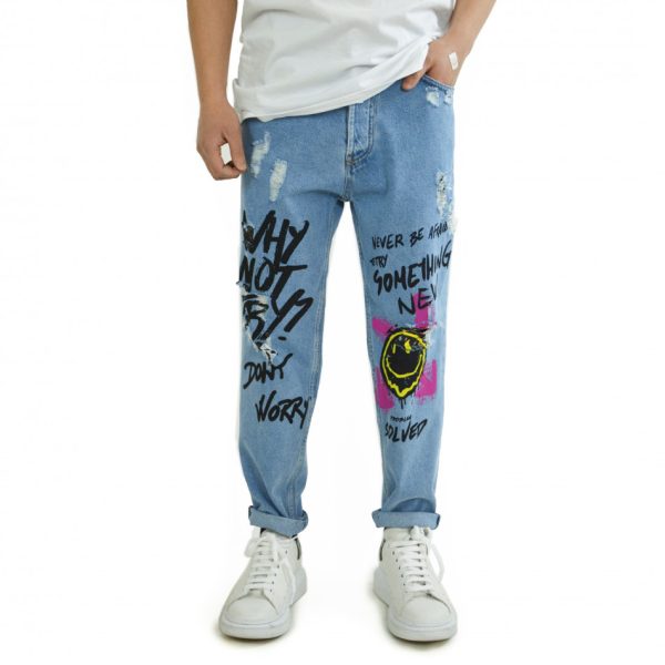 Unisex γαλάζιο τζιν Up Gent
