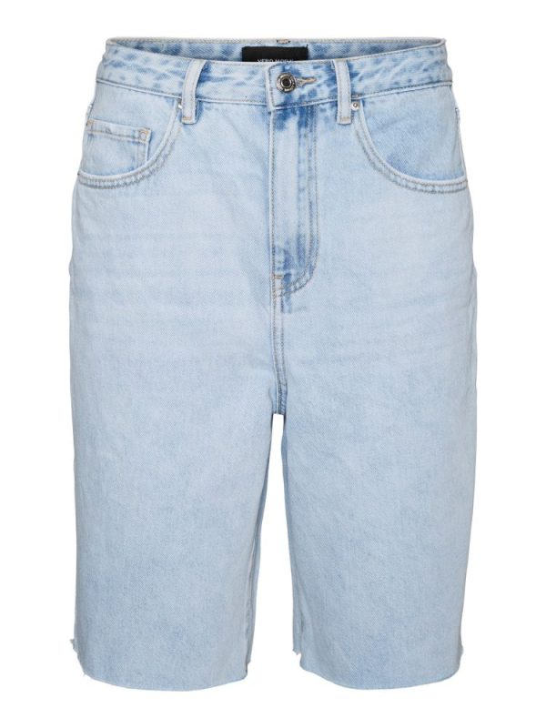 DENIM SHORTS VERO MODA VMREBECCA SHR LONG DENIM LIGHT BLUE VERO MODA