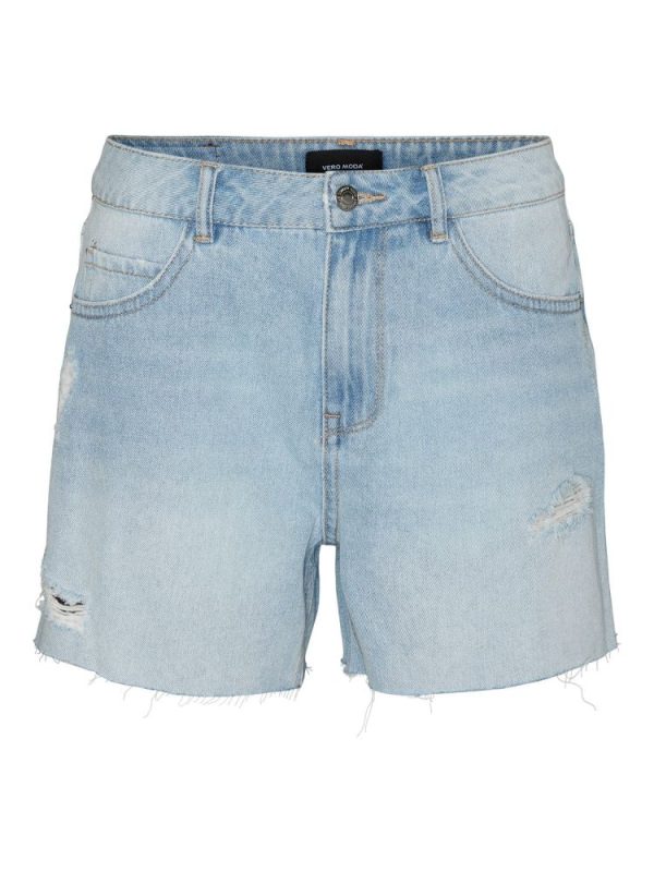 SHORTS JEANS VERO MODA VMNINETEEN HR L DESTROY LIGHT BLUE VERO MODA