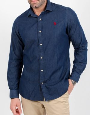 U.S. Polo Assn. Ανδρικό Denim Zed Πουκάμισο  - Denim