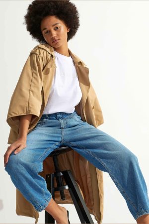 Τζιν High Waist Slouchy Denim