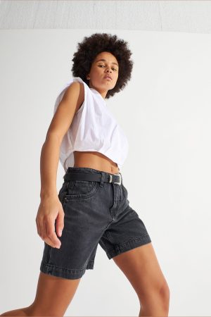 Σορτς Jean Ψηλομεσο Black