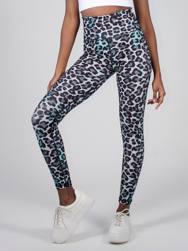 Mylo Multicolor Ψηλόμεσο pushup κολάν σύσφιξης σε animal print.
