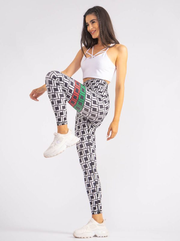 Asin Multicolor Ψηλόμεσο pushup κολάν σύσφιξης.