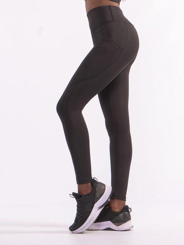 1 Valerie Μαύρο Ψηλόμεσο pushup κολάν σε μαύρο και μπλε χρώμα.