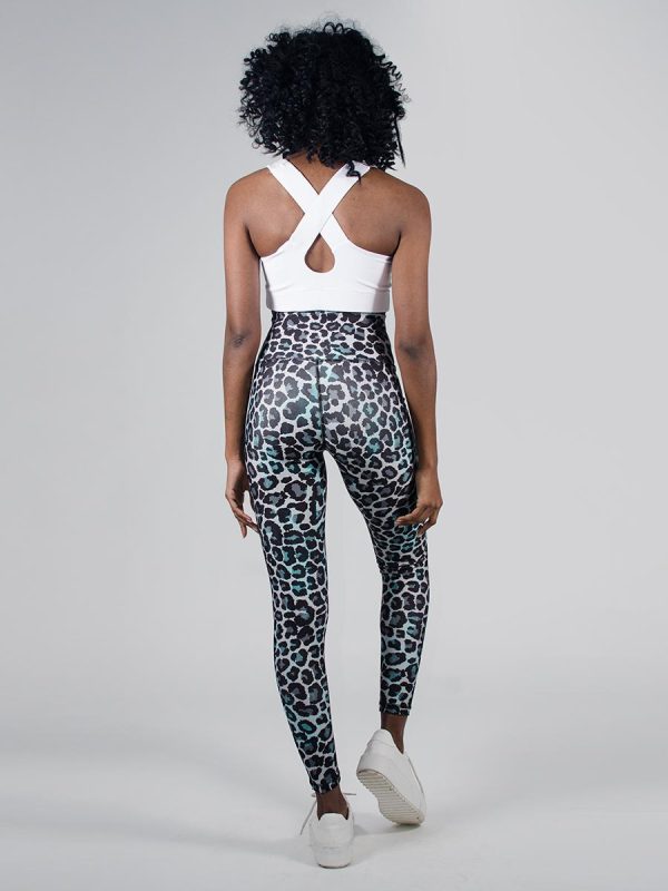 Mylo Multicolor Ψηλόμεσο pushup κολάν σύσφιξης σε animal print.