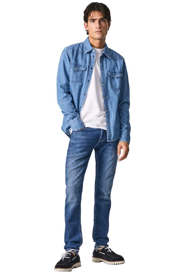 Pepe Jeans 'Stanley' Taper Fit Denim Παντελόνι Ανδρικό