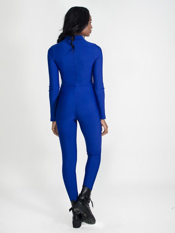 Carmen Μπλε Ολόσωμη φόρμα σύσφιξης σε διαχρονική μονοχρωμία.