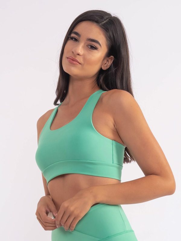 Avalon Fluo green Αθλητικό μπουστάκι σε fluo ροζ και fluo μπλε χρώμα.
