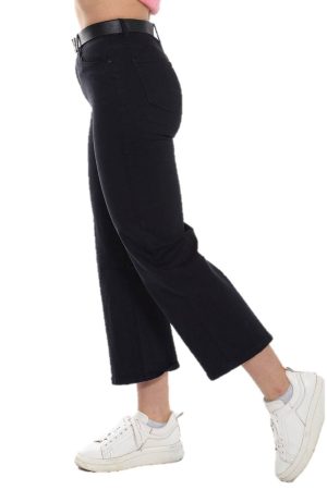 Τζιν Παντελόνι σε Ίσια Γραμμή με Ζώνη Μαύρο