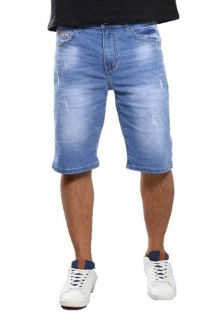 Ανδρική Τζιν Βερμούδα με Φθορές