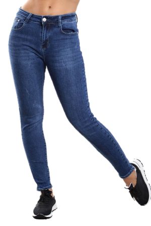 Τζιν Παντελόνι Μικρές Φθορές Μπλε