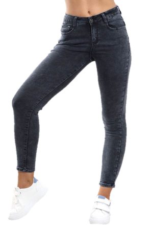 Τζιν Παντελόνι Ελαστικό Γκρι Τζιν Παντελόνι Ελαστικό Γκρι