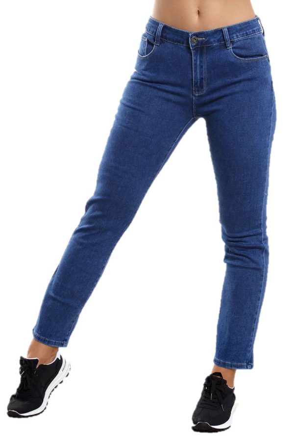 Τζιν Παντελόνι Denim Push Up Μπλε