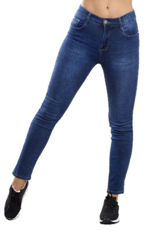 Τζιν Παντελόνι Denim Push Up Ξεβαμμένο Μπλε Τζιν Παντελόνι Denim Push Up Ξεβαμμένο Μπλε