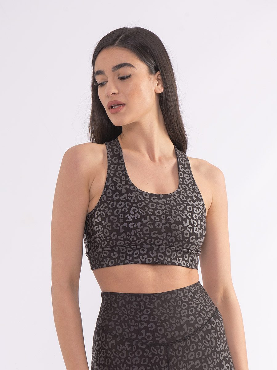 Rafaeli Μαύρο Rafaeli Μαύρο Αθλητικό μπουστάκι με χιαστί πλάτη και φάσα κάτω από το στήθος για σταθερή εφαρμογή. 1