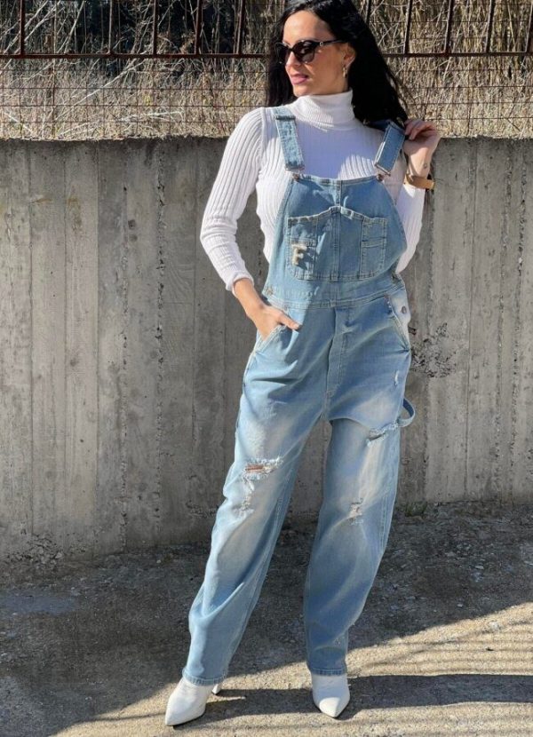 Boyfriend jean σαλοπέτα