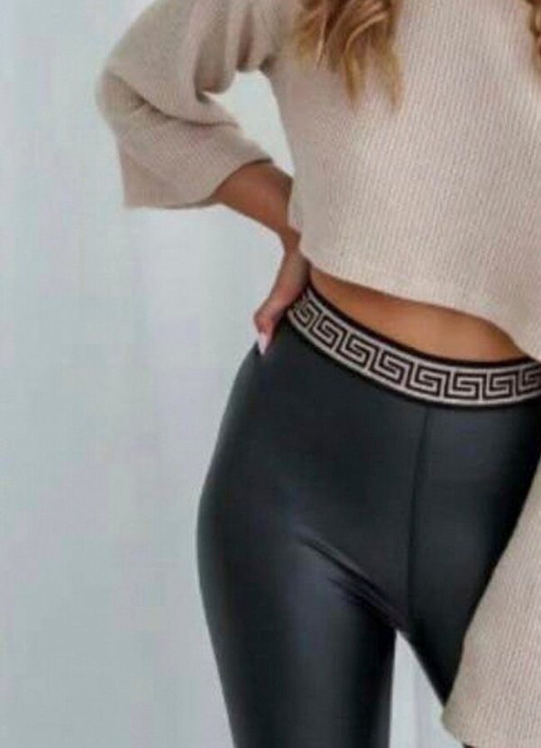 Δερματίνη κολάν με λάστιχο στη μέση