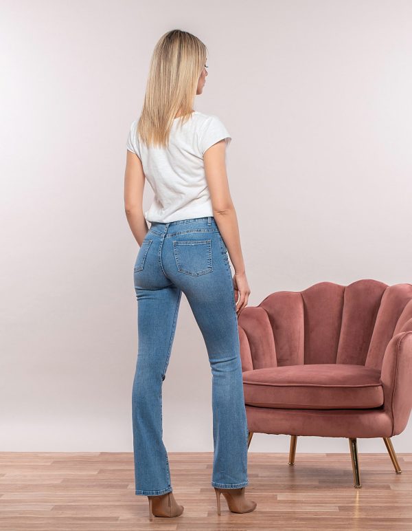 Ελαστικό bootcut τζιν