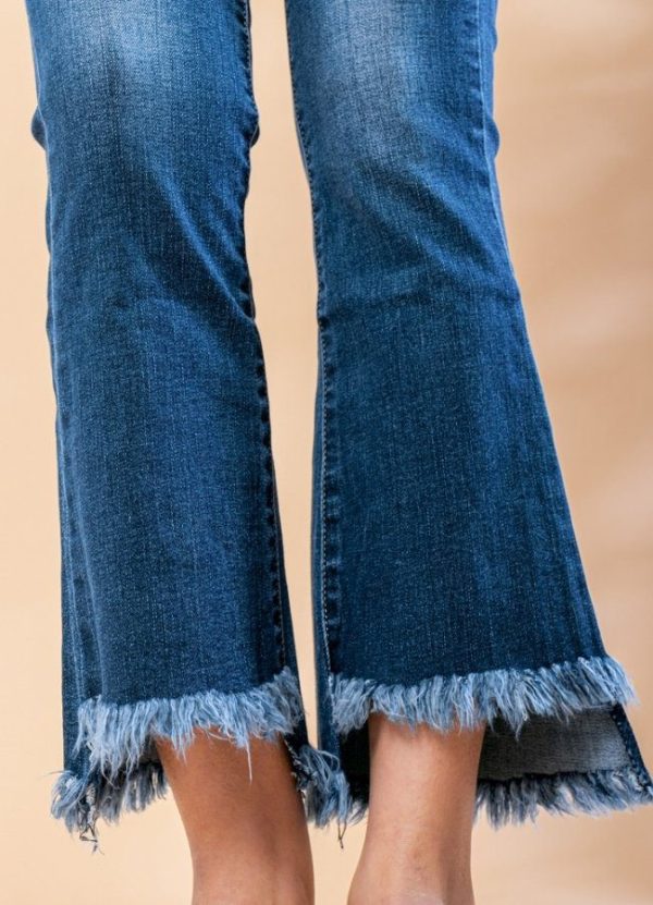 Τζιν ελαστικό με ξέφτια